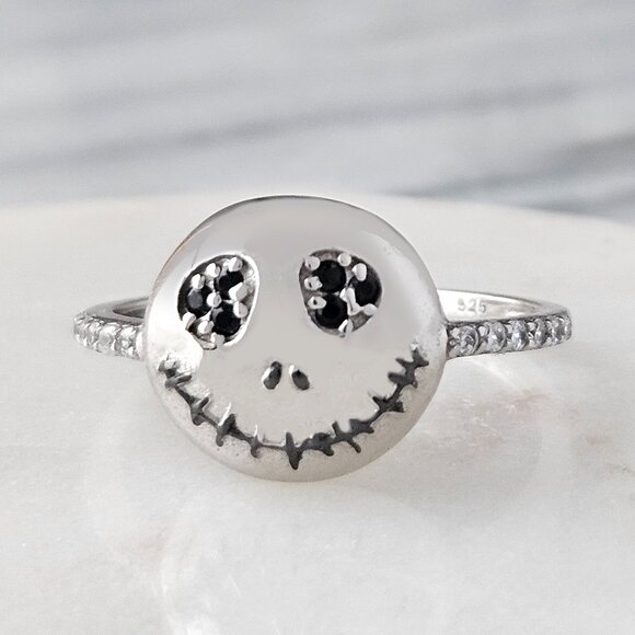 RARE Jack Skellington Ring, Nightmare Before - 925 Sterling Silver Disney - Picture 5 of 5